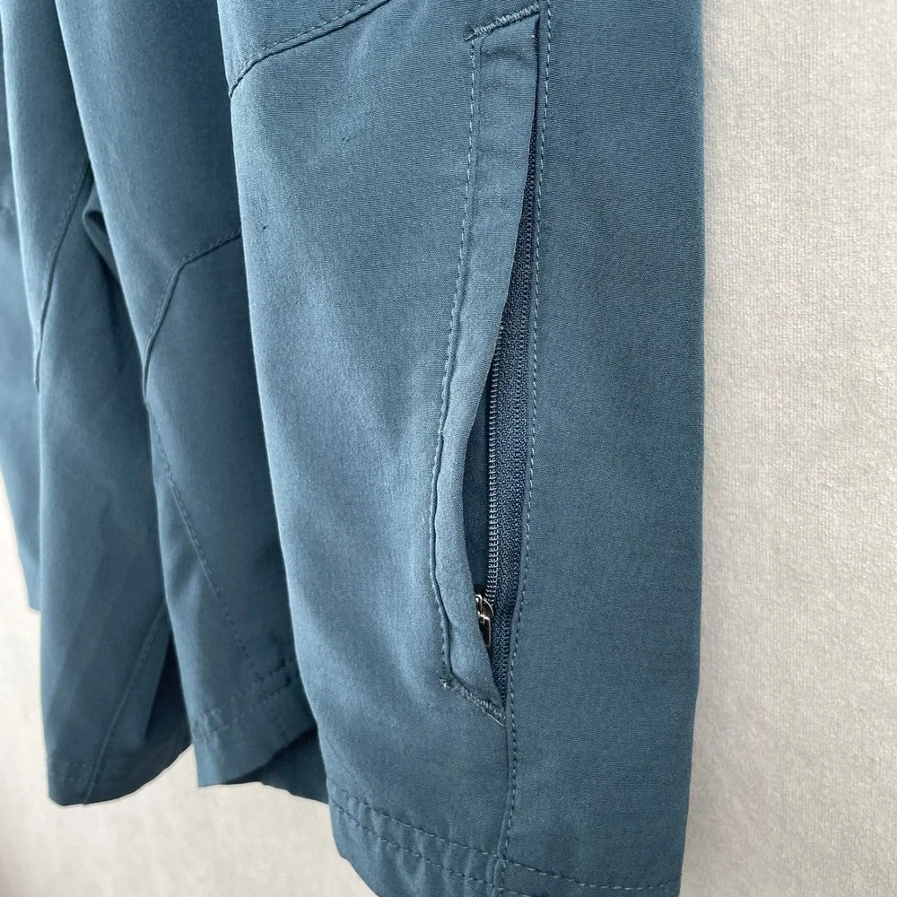 Gerry‎ Mens Performance Hiking Shorts Blue Gray Stretch Elastic Waist M 1555147